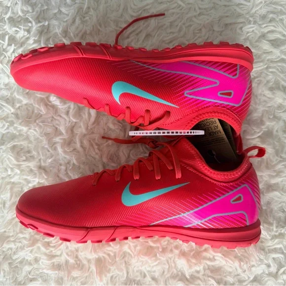 Nike Mercurial VAPOR Air Zoom 16 Academy TF6Y 7.5/8 W Orange Turquoise Pink